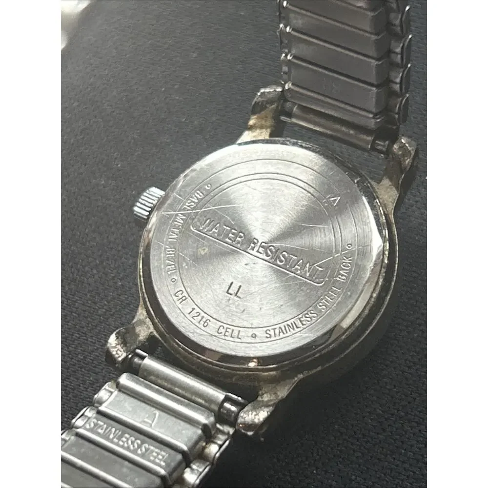Acqua Silver Tone White Dial Women’s Quartz Watch